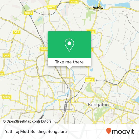 Yathiraj Mutt Building map