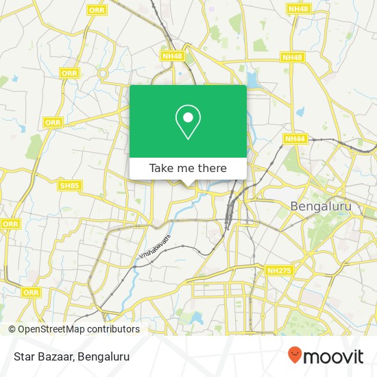 Star Bazaar map