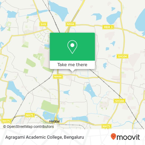 Agragami Academic College map