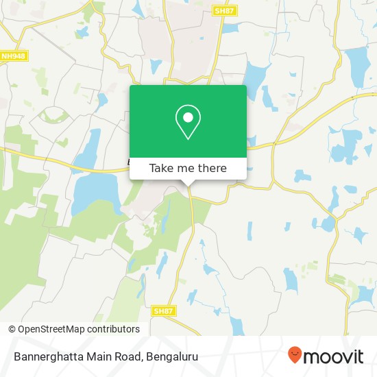 Bannerghatta Main Road map