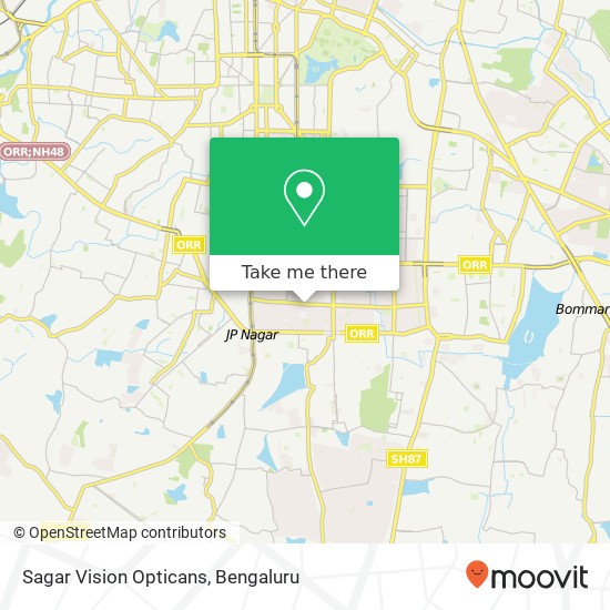 Sagar Vision Opticans map