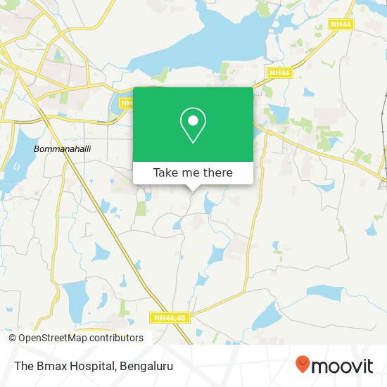 The Bmax Hospital map