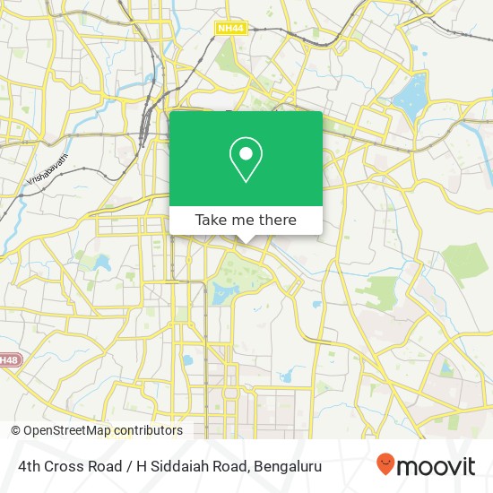 4th Cross Road / H Siddaiah Road map