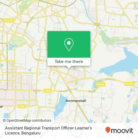 Assistant Regional Transport Officer-Learner's Licence map