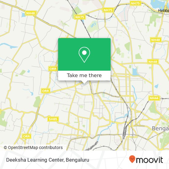 Deeksha Learning Center map