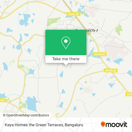 Keya Homes the Green Terraces map