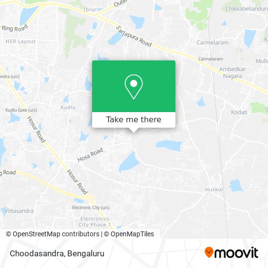 Choodasandra map