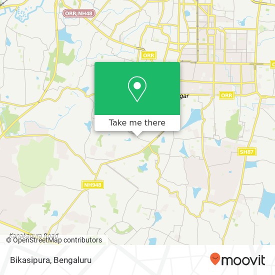 Bikasipura map