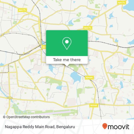 Nagappa Reddy Main Road map