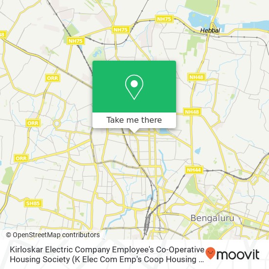 Kirloskar Electric Company Employee's Co-Operative Housing Society map