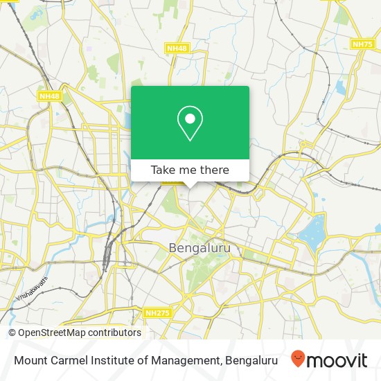 Mount Carmel Institute of Management map