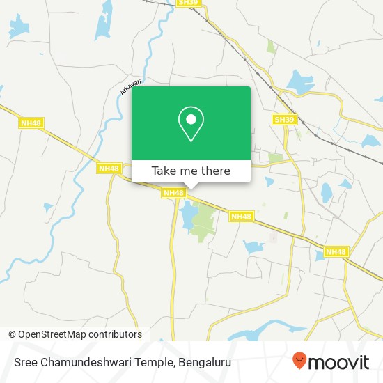 Sree Chamundeshwari Temple map