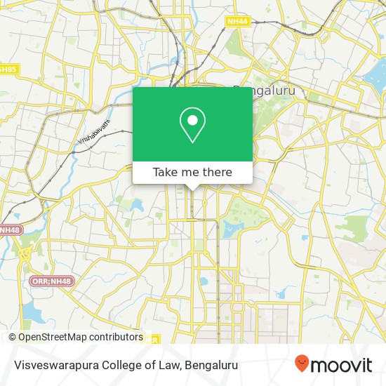 Visveswarapura College of Law map