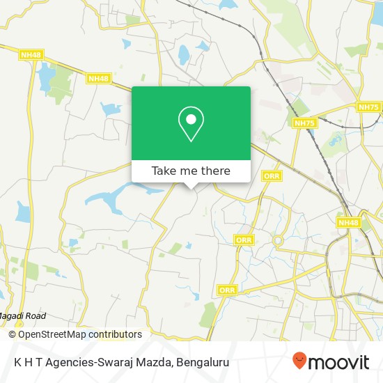 K H T Agencies-Swaraj Mazda map