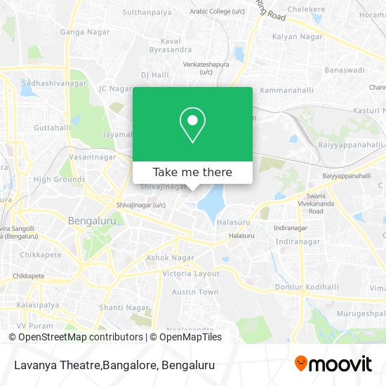 Lavanya Theatre,Bangalore map