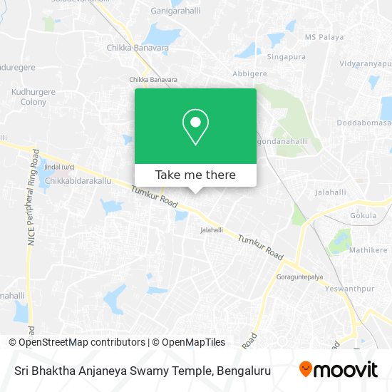 Sri Bhaktha Anjaneya Swamy Temple map