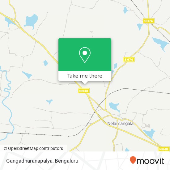 Gangadharanapalya map
