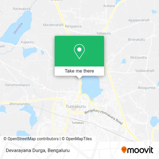 Devarayana Durga map