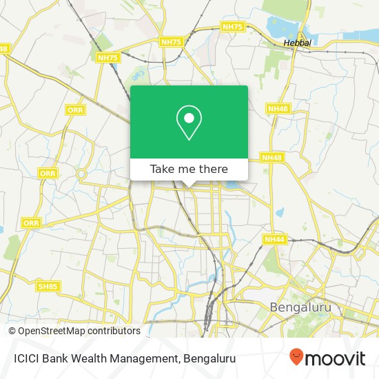 ICICI Bank Wealth Management map