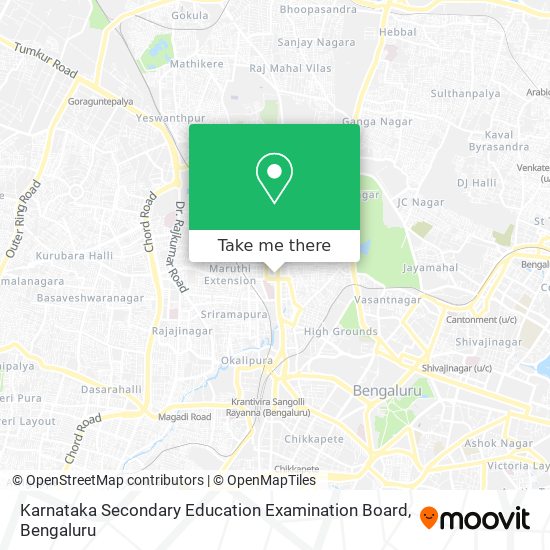 Karnataka Secondary Education Examination Board map