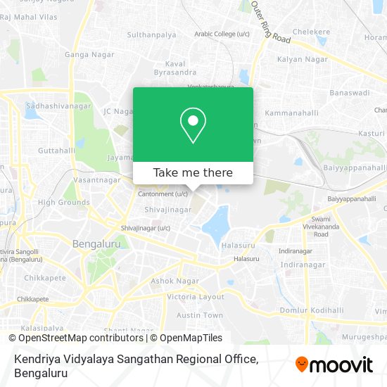 Kendriya Vidyalaya Sangathan Regional Office map
