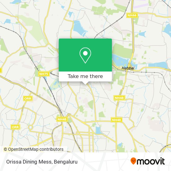 Orissa Dining Mess map