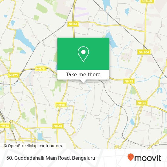50, Guddadahalli Main Road map