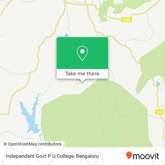 Independent Govt P U College map