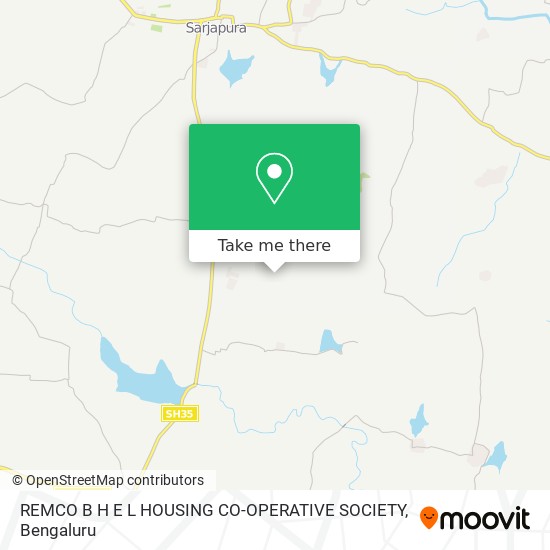 REMCO B H E L HOUSING CO-OPERATIVE SOCIETY map