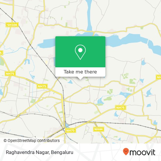 Raghavendra Nagar map