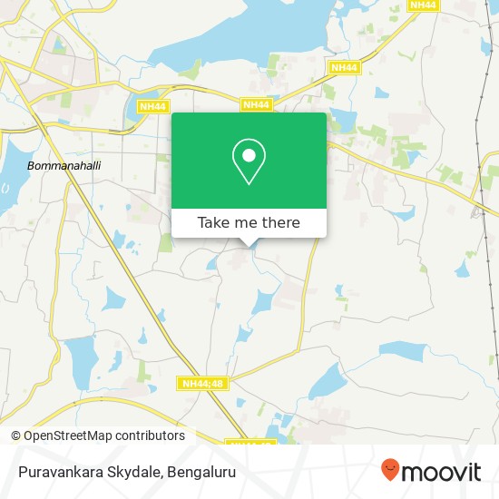 Puravankara Skydale map