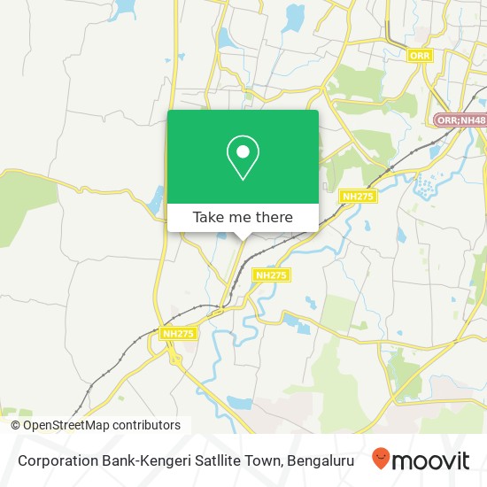 Corporation Bank-Kengeri Satllite Town map