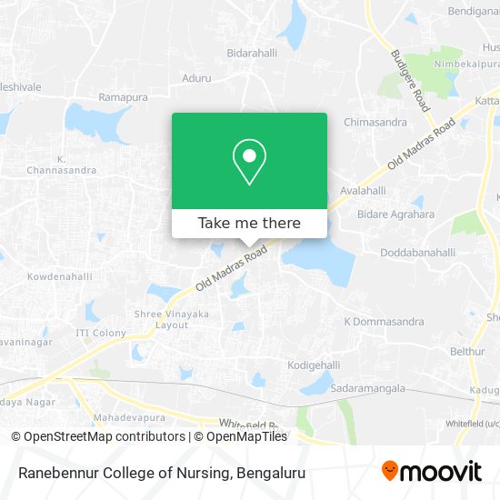 Ranebennur College of Nursing map