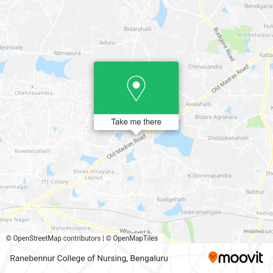 Ranebennur College of Nursing map