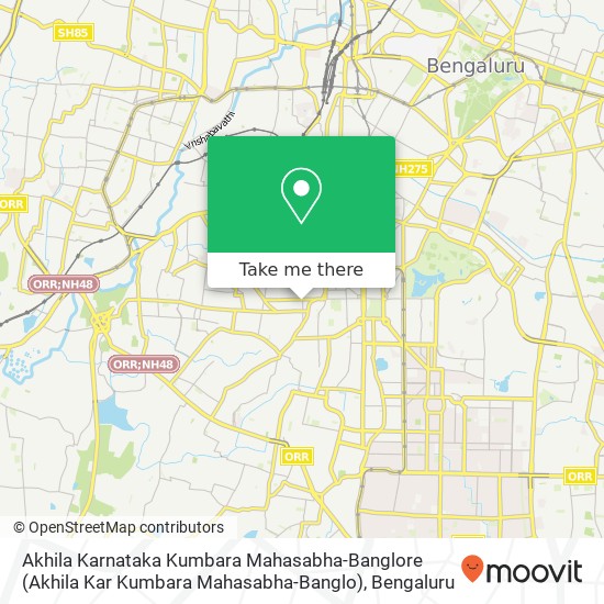 Akhila Karnataka Kumbara Mahasabha-Banglore (Akhila Kar Kumbara Mahasabha-Banglo) map