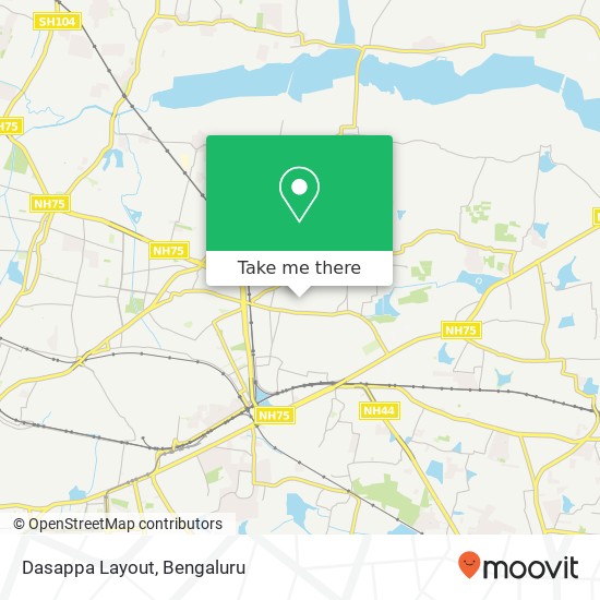 Dasappa Layout map