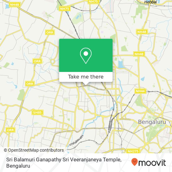 Sri Balamuri Ganapathy Sri Veeranjaneya Temple map