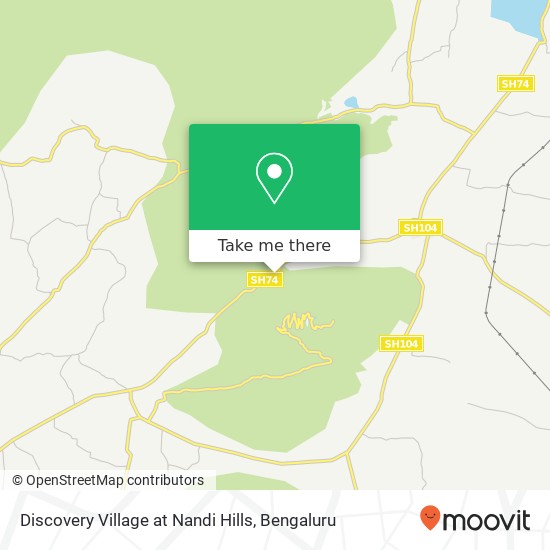 Discovery Village at Nandi Hills map