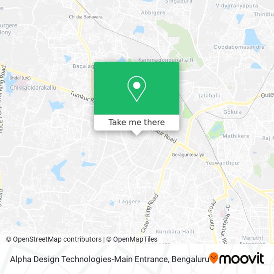 Alpha Design Technologies-Main Entrance map