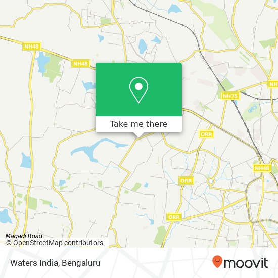 Waters India map