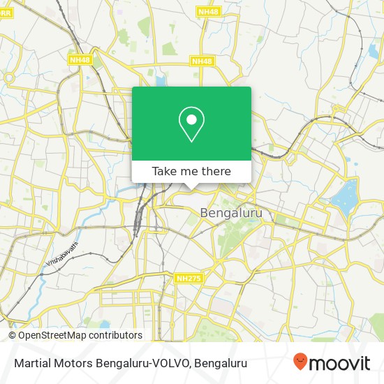 Martial Motors Bengaluru-VOLVO map