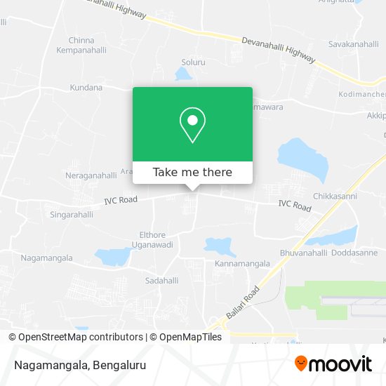 Nagamangala map