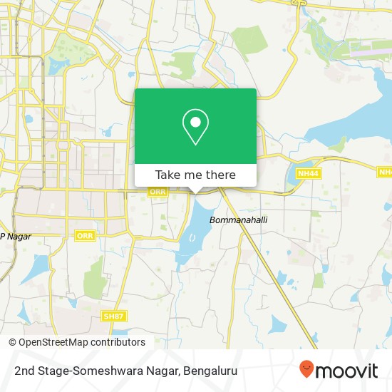 2nd Stage-Someshwara Nagar map