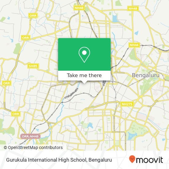 Gurukula International High School map