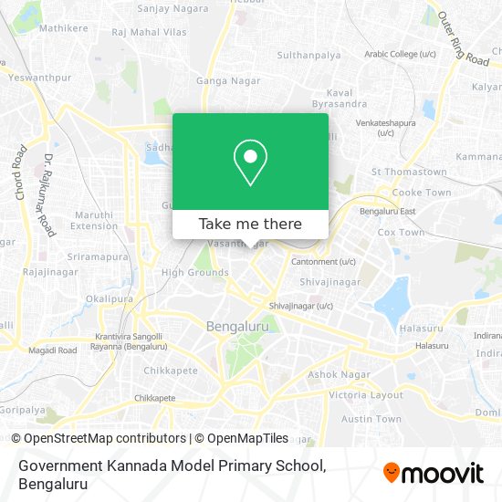 Government Kannada Model Primary School map