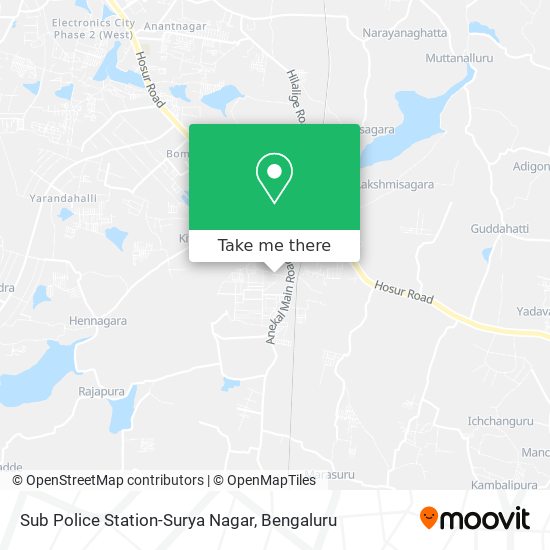 Sub Police Station-Surya Nagar map