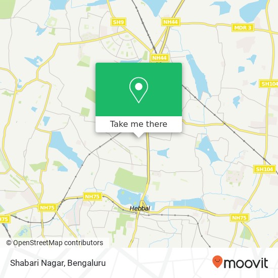 Shabari Nagar map