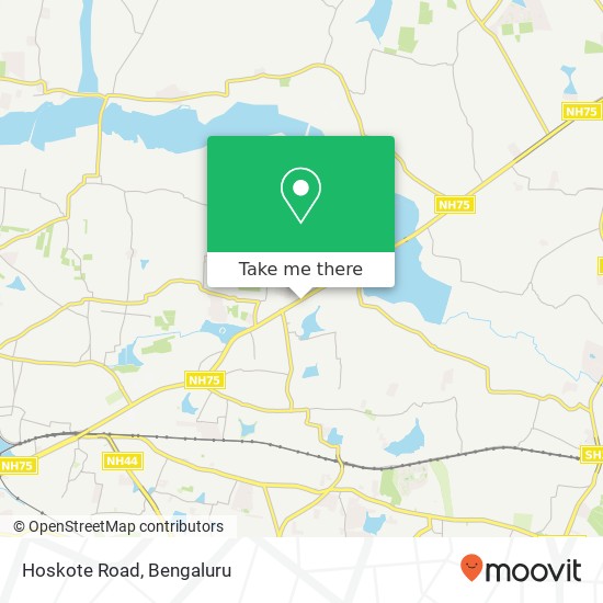 Hoskote Road map