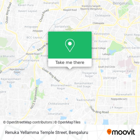 Renuka Yellamma Temple Street map