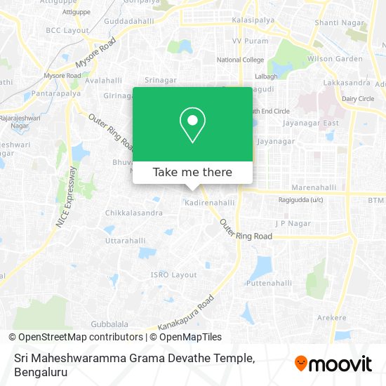 Sri Maheshwaramma Grama Devathe Temple map